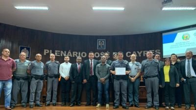 Homenagem ao Cabo Wanderlei Garbelini - Policial do Ano 2021