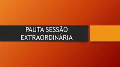 Convite para 11ª Sessão Extraordinária da 1ª Sessão Legislativa da 15ª Legislatura