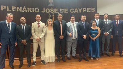 Câmara realiza sessão de posse dos vereadores eleitos e eleição da Mesa